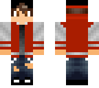 teen in red hoodie