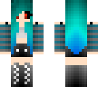 blue hair ghoul