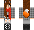 fall fox girl