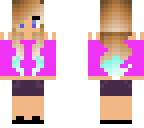 girl with the purple sweater