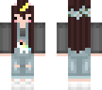 kawaii derp unicron overalls girl