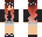 red ombre girl
