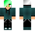 travis with green hair