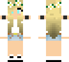 blonde spring girl