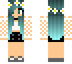 blue hair
