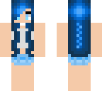 cute blue hair