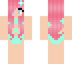 mint bikini girl