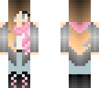 pink scarf