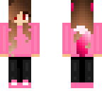 the same pink were wolf girl but with red eyes now