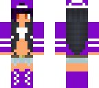 aphmau cool with purple hair