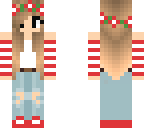 candy cane xmas girl