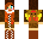 fall turkey girl