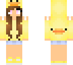 kawaii duck hoodie girl