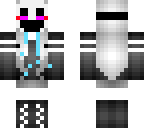 masked crying girl
