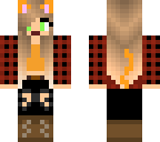 orange cat girl