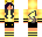 pikachu aphmau with purple hair