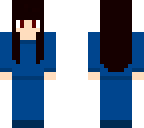plain blue girl