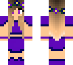 purple and blue prom dress
