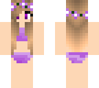 purple in bikini