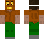 steve with pumkin mask