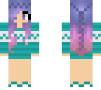teal sweater girl