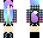 blue eyed pastel fox girl
