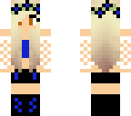 blue fancy girl