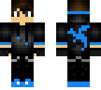 blue fighter