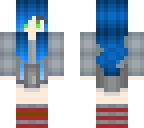 blue girl