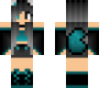 blue wolf goth girl