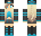 cute blue girl
