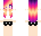 cute sunset girl