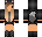 dark chibi wolf girl