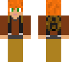 ginger peasant with emerald eyes