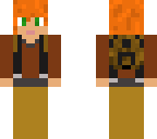 ginger with green eyes