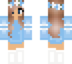 pastel blue girl