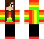 rainbow fun girl