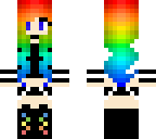 rainbow girl