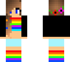 rainbow girl
