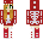 red halloween dino