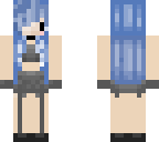 remake with blue hair