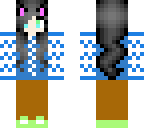 winter kitty girl