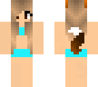 wolf girl in bikini