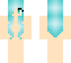 blue hair base girl