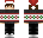 christmas sweater and cap updated