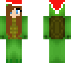 christmas turtle girl