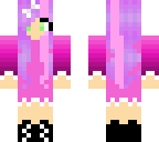 cute pink dress girl