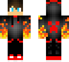 his hands are on fire