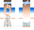ombre beach girl