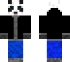 panda in sweater